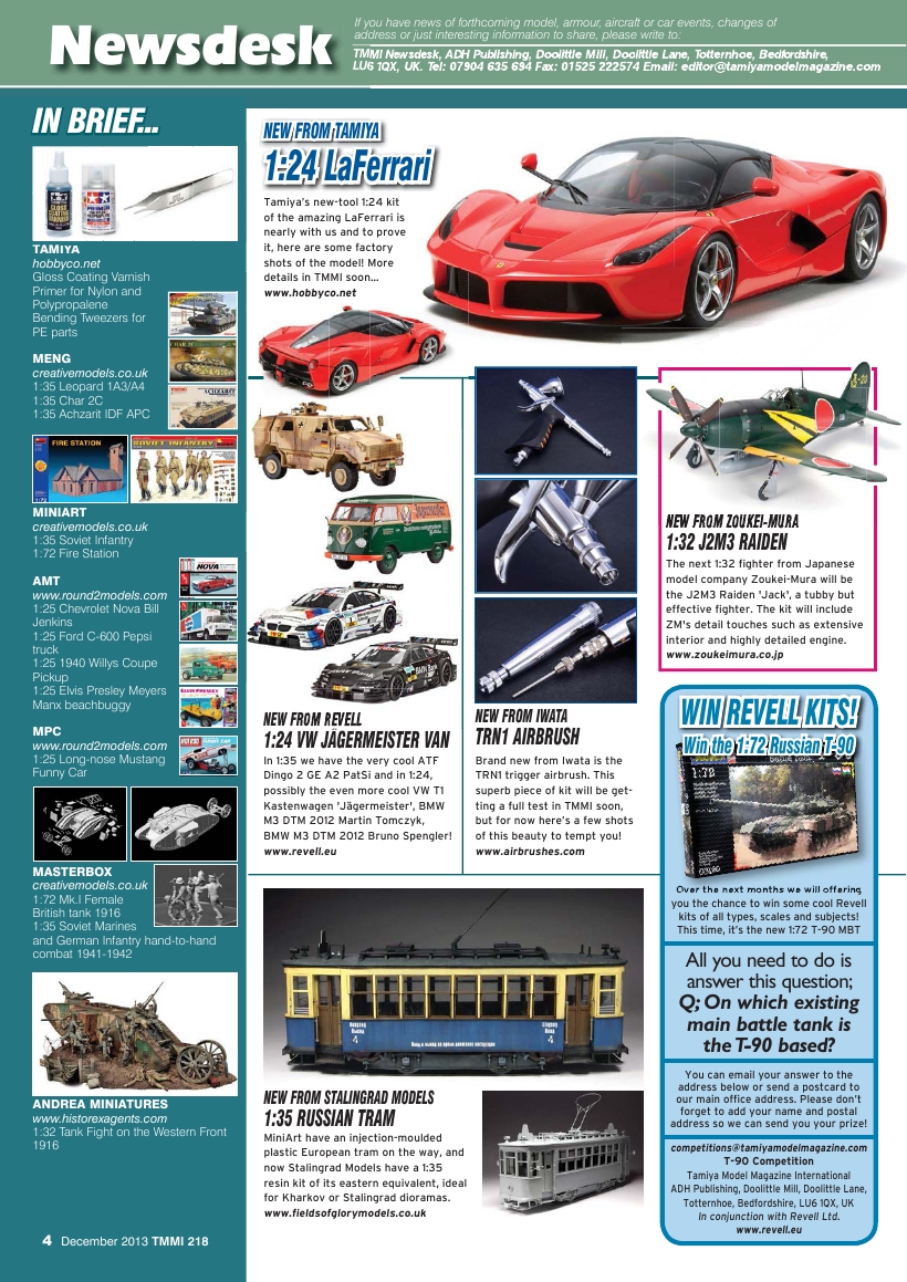 Tamiya Model Magazine 218 (2013-12)